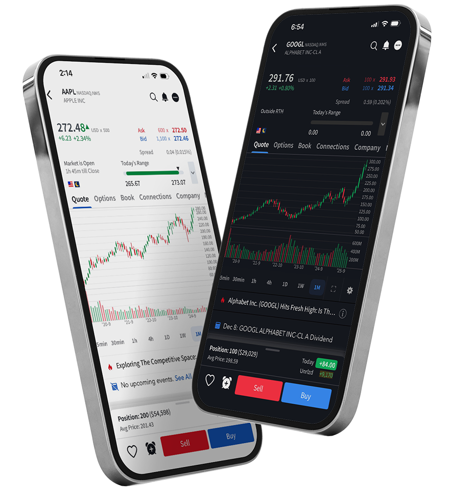 Mobile Trading Interface